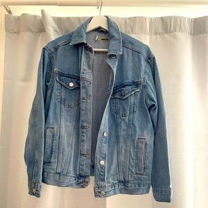 Topshop MOTO Oversized Denim Jacket